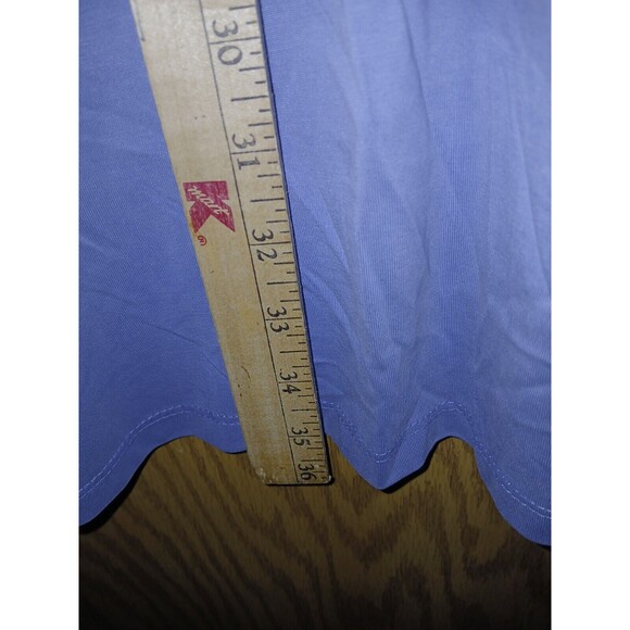 Double Zero Lovely Large Dress Womens Size Large Blue Sleeveless Side Slits - Picture 7 of 12